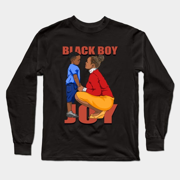 Black Boy Joy Long Sleeve T-Shirt by Diaspora Wear